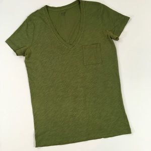 Madewell Pocket Tee Short Sleeve Moss Green